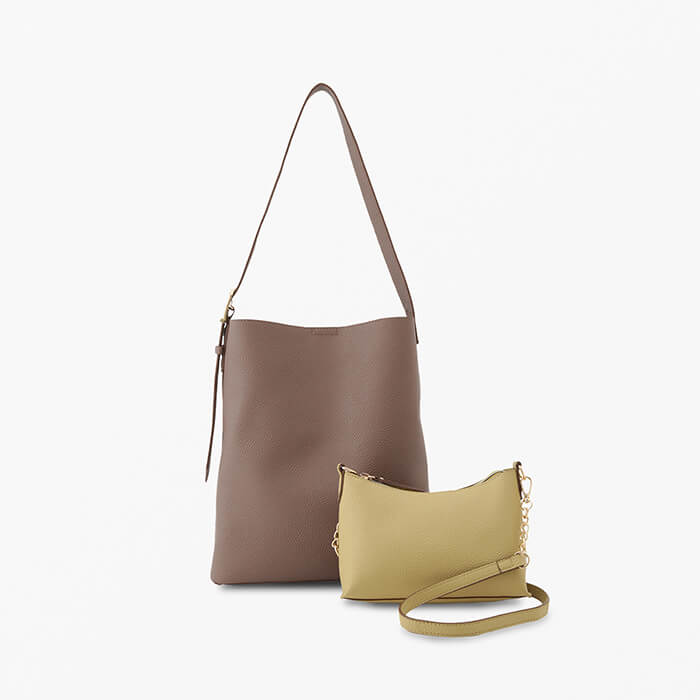 me fit BAG ワンショルダートート&ミニショルダーバッグ/2点セット 1